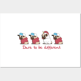 'Dare To Be Different' Cancer Awareness Shirt Posters and Art